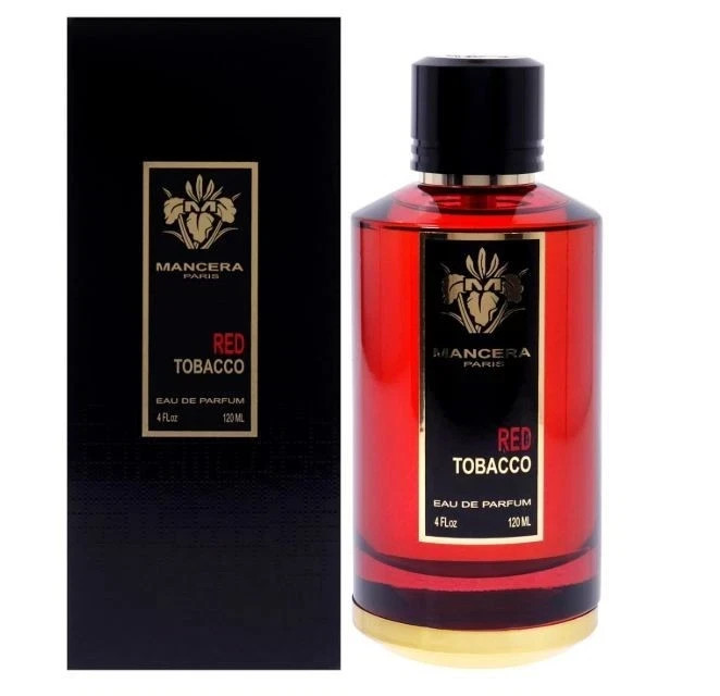 Mancera Red Tobacco Eau de Parfum EDP Spray for Men 4oz (120 ml) 
