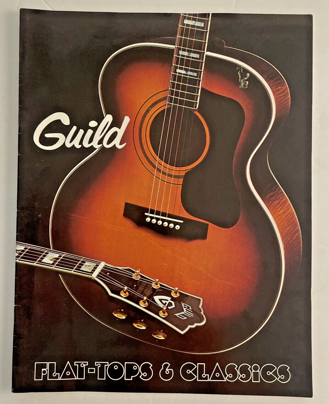 Original Vintage 1979 Guild Flat Top & Classic Guitar Dealer Brochure Catalog Original Vintage 1979 Guild Flat Top & Classic Guitar Dealer Brochure Catalog