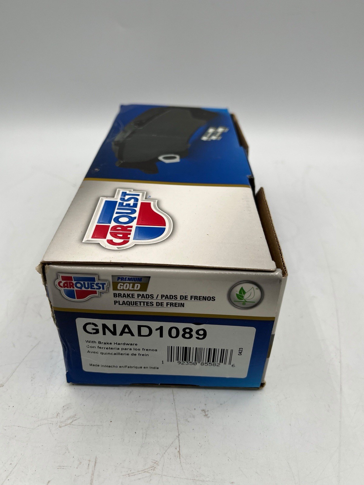 Carquest Premium Gold GNAD1089 Disc Brake Pads w/ Hardware New Open Box AB26M Carquest Premium Gold GNAD1089 Disc Brake Pads w/ Hardware New Open Box AB26M