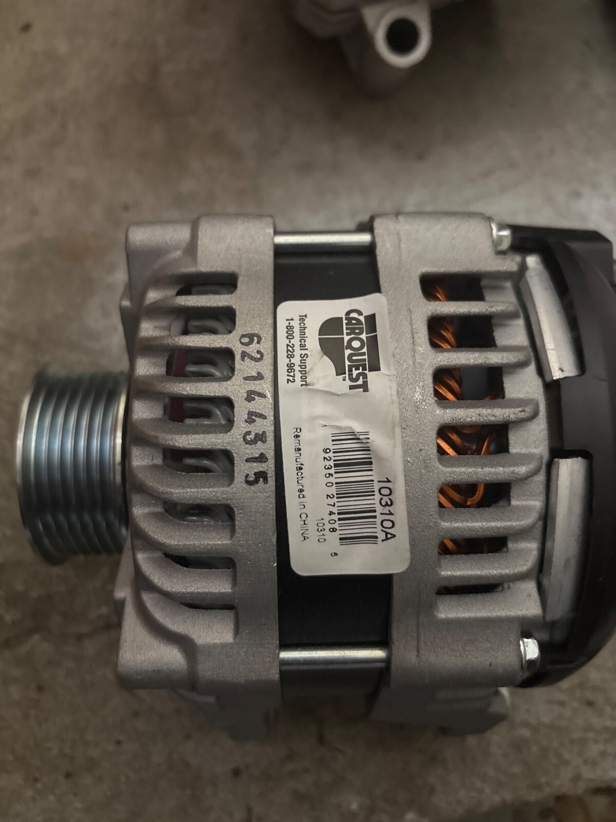 Alternator CARQUEST 10310A Reman fits 15-20 Ford F-150 5.0L-V8