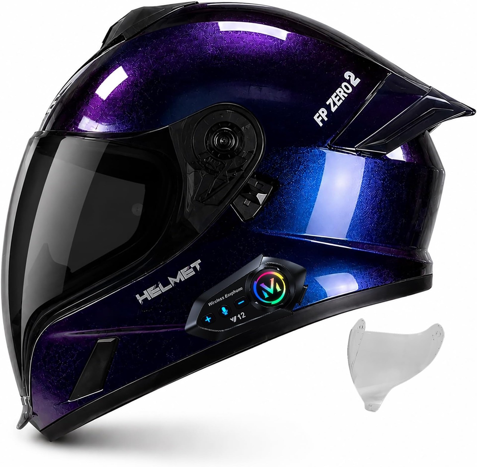 Bluetooth Full Face Motorcycle Helmet DOT Approved Modular Motorcycle Helmets... Bluetooth Full Face Motorcycle Helmet DOT Approved Modular Motorcycle Helmets...
