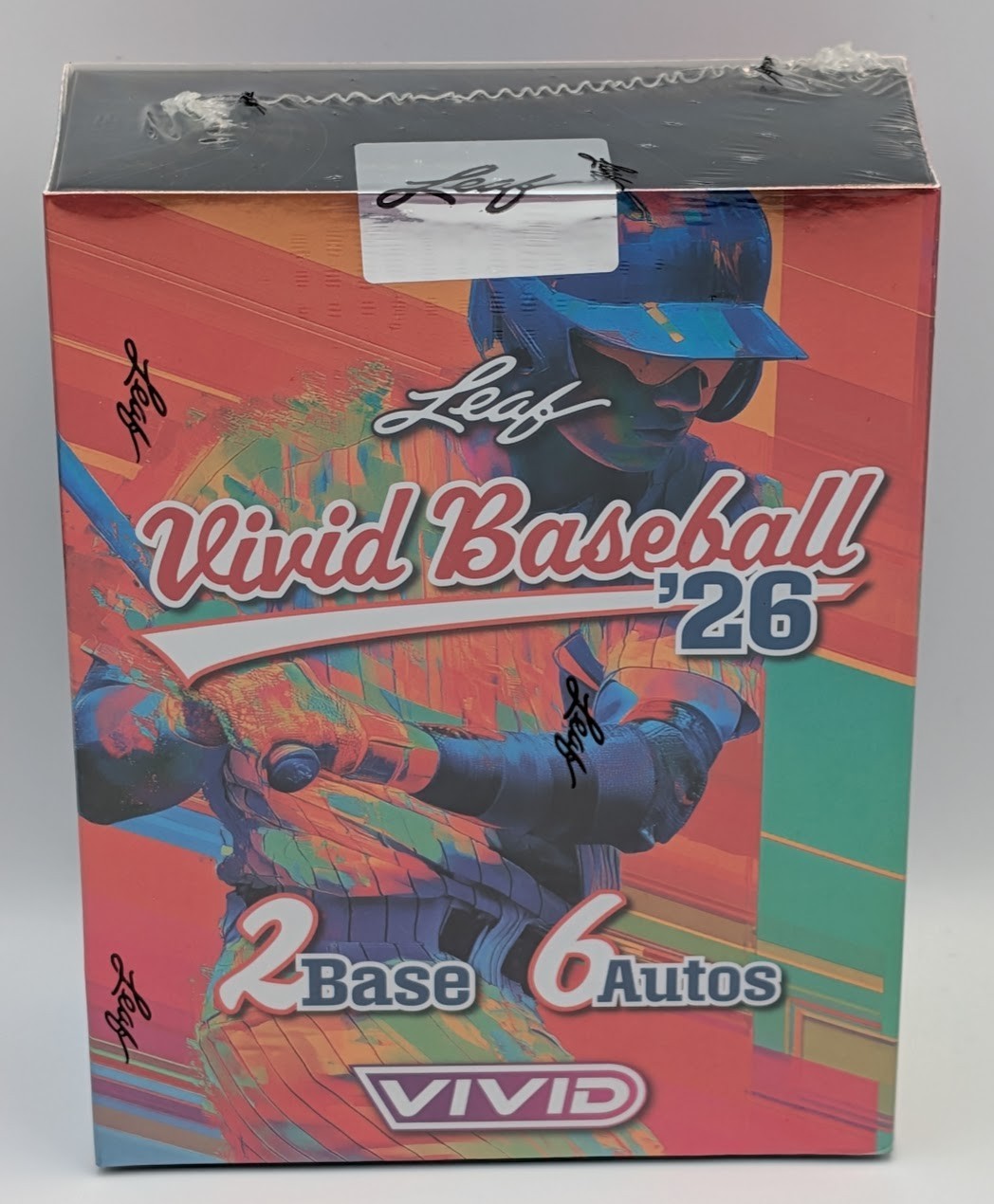 2026 Leaf Vivid Baseball Factory Sealed Hobby Box 6 Autographs Per Box