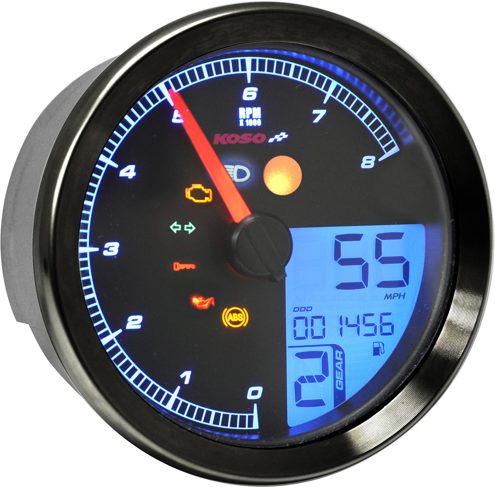 Koso TNT-B Multi-Function Gauge Black BA051310 XVS950 Bolt 2014-2022