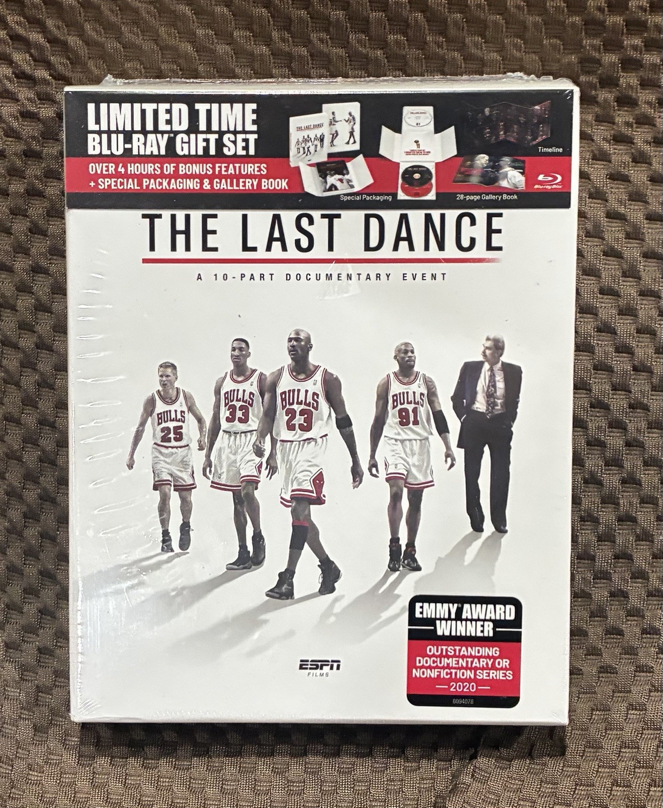 THE LAST DANCE 10-PART ESPN DOCUMENTARY BLU RAY BOX SET NEW SEALED BULLS JORDAN