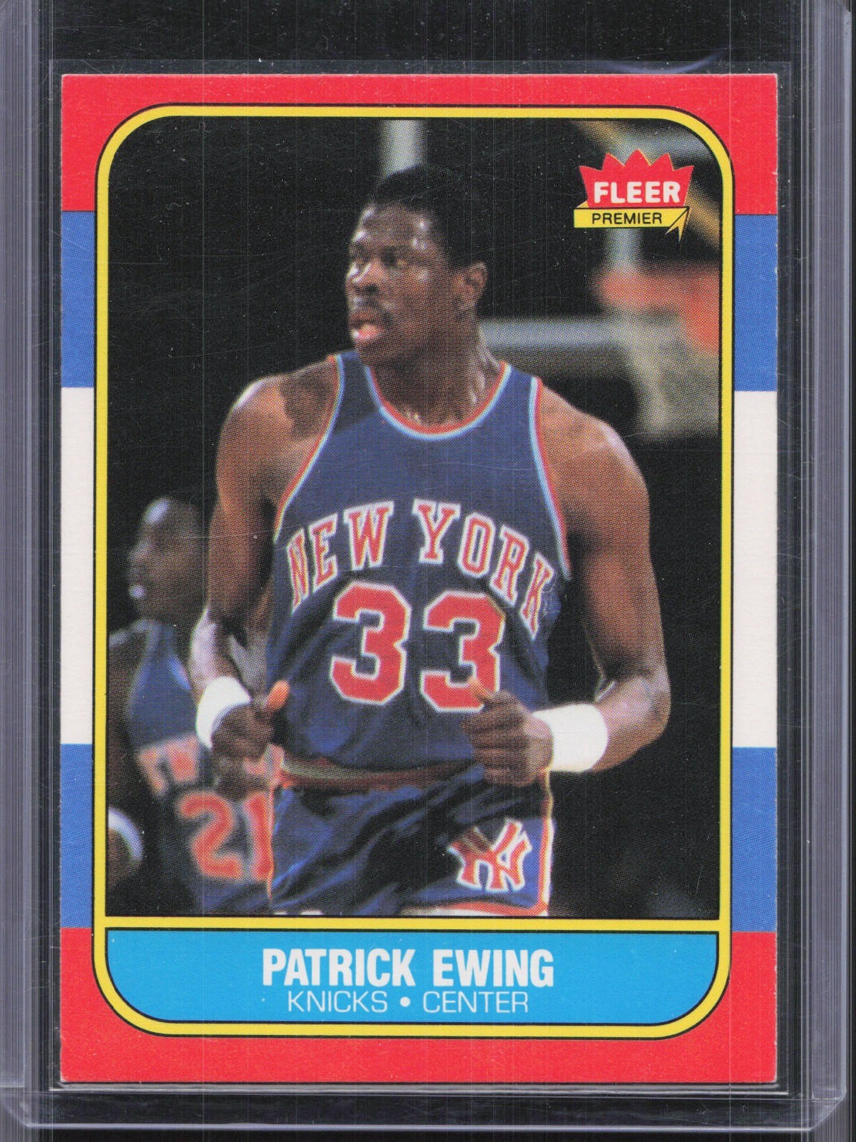 1986-87 Fleer #32 Patrick Ewing 1986-87 Fleer #32 Patrick Ewing