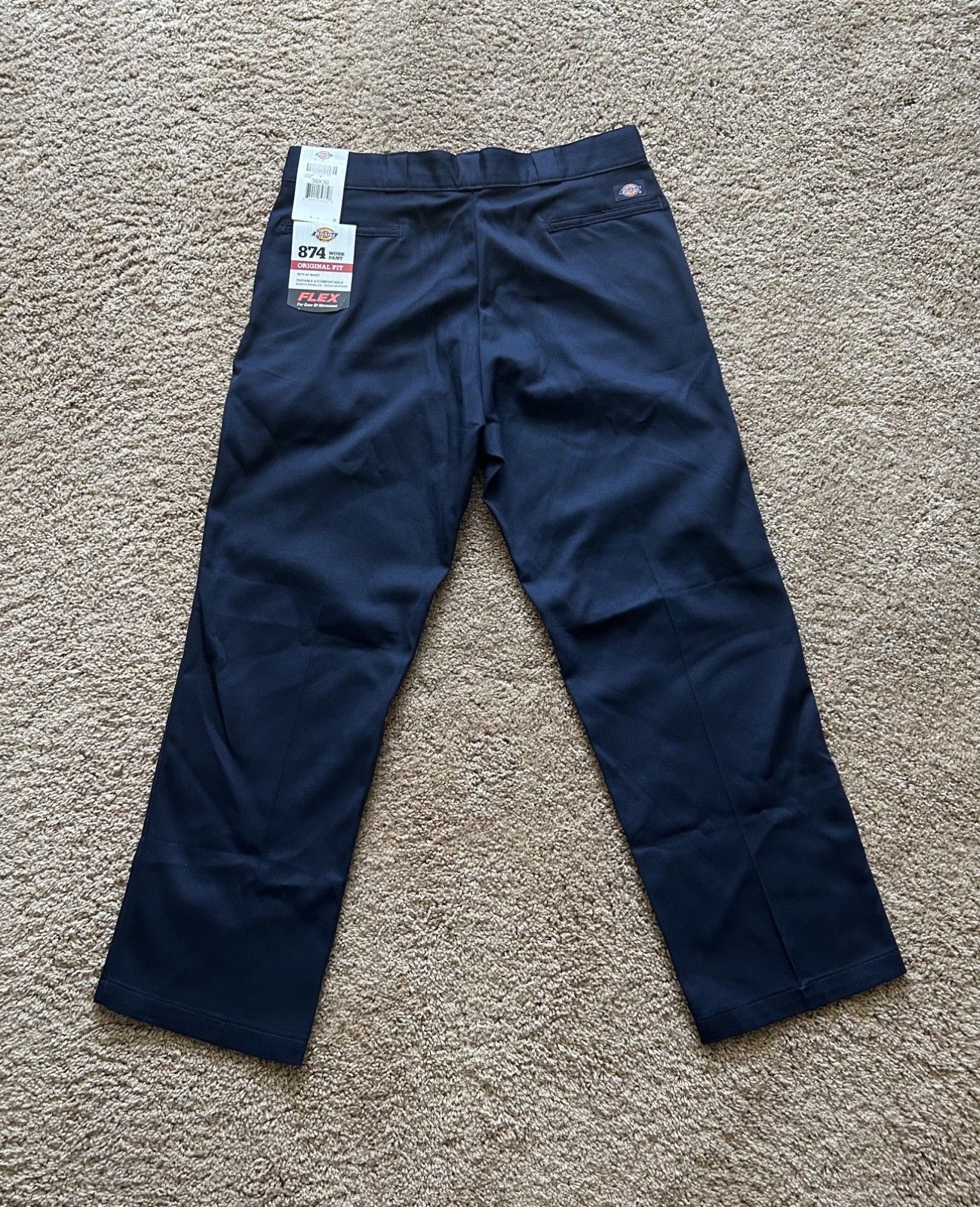 NWT Dickies 874 Original Fit Men\'s Flex Work Pants | 38 X 30 | Dark Navy NWT Dickies 874 Original Fit Men\'s Flex Work Pants | 38 X 30 | Dark Navy
