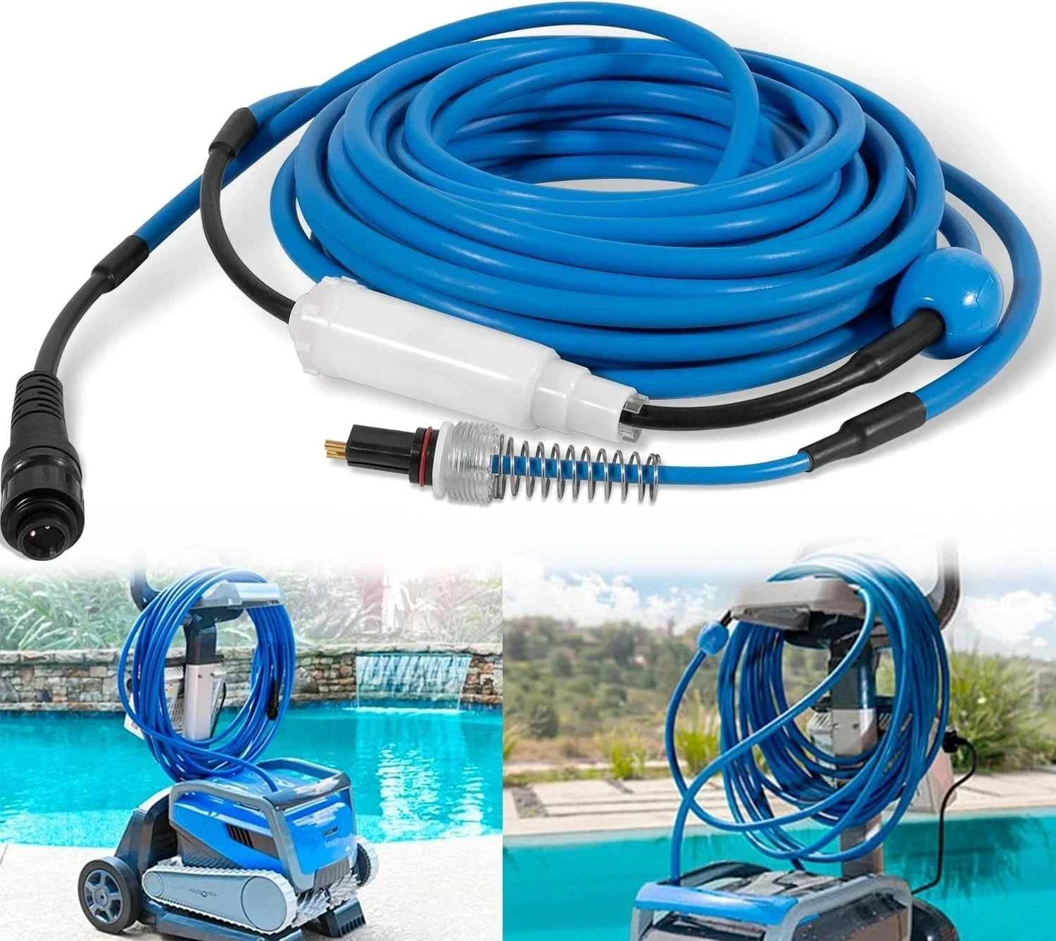 9995861-DIY 60FT 2-Wire Cable & Swivel for Dolphin DX3 M3 Nautilus OLD