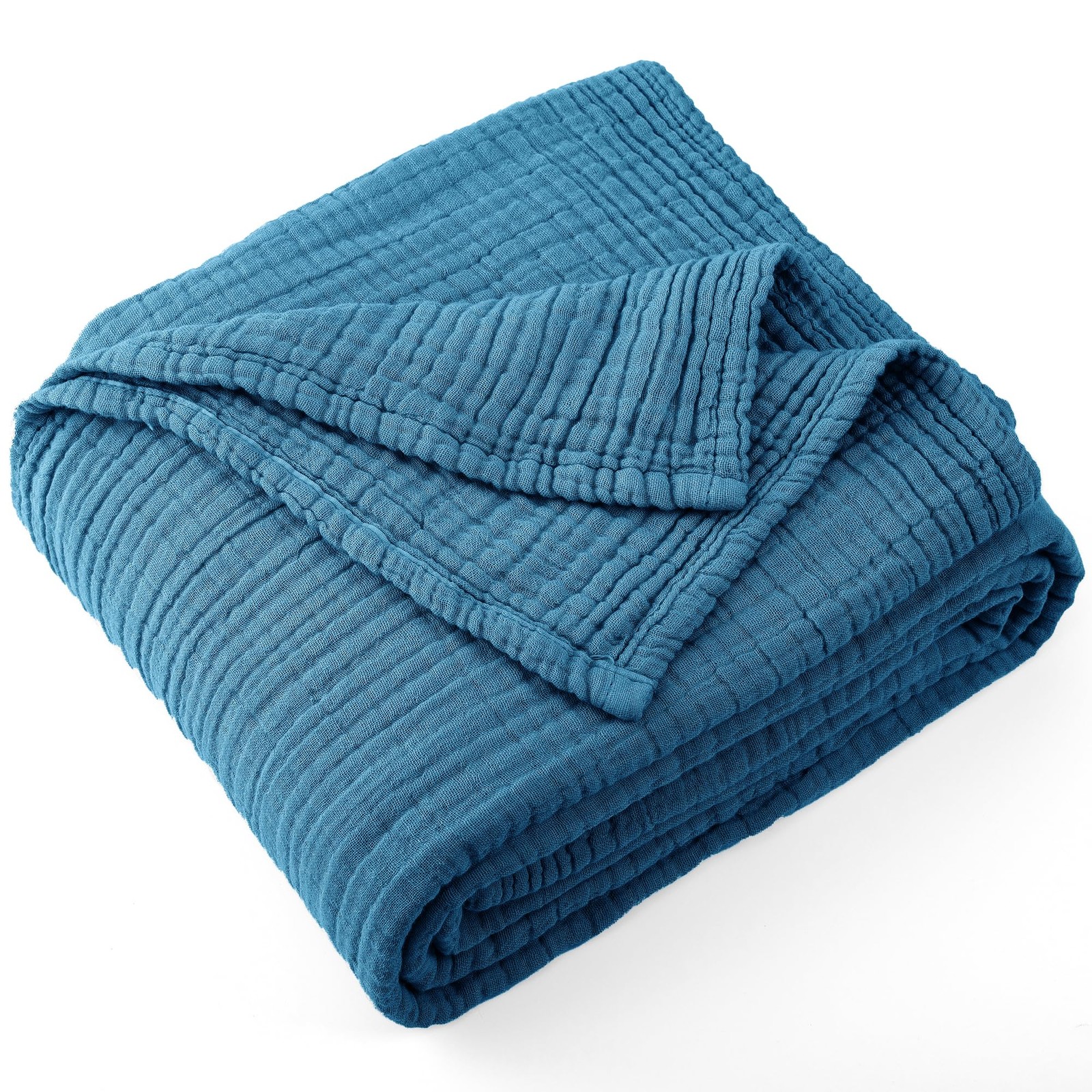 100% Cotton Muslin Throw Blanket 90\
