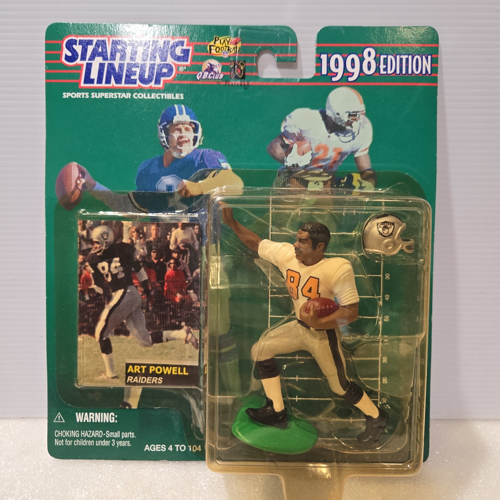 ART POWELL 1997 Kenner Starting Lineup SLU RAIDERS NEW IN PACK EXCELLENT