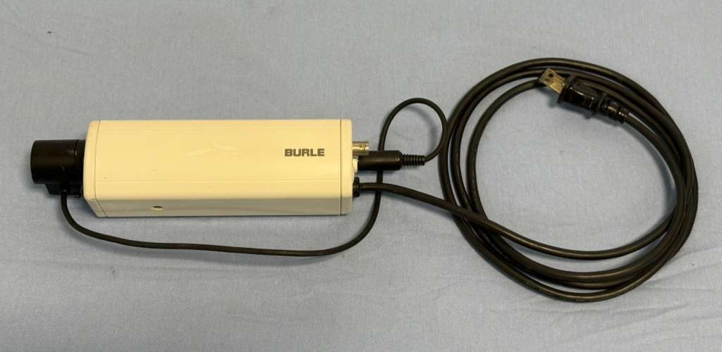 Burle CCD Color Camera w/ Cosmicar TV Lens LX 8 mm 1:1.2 CS