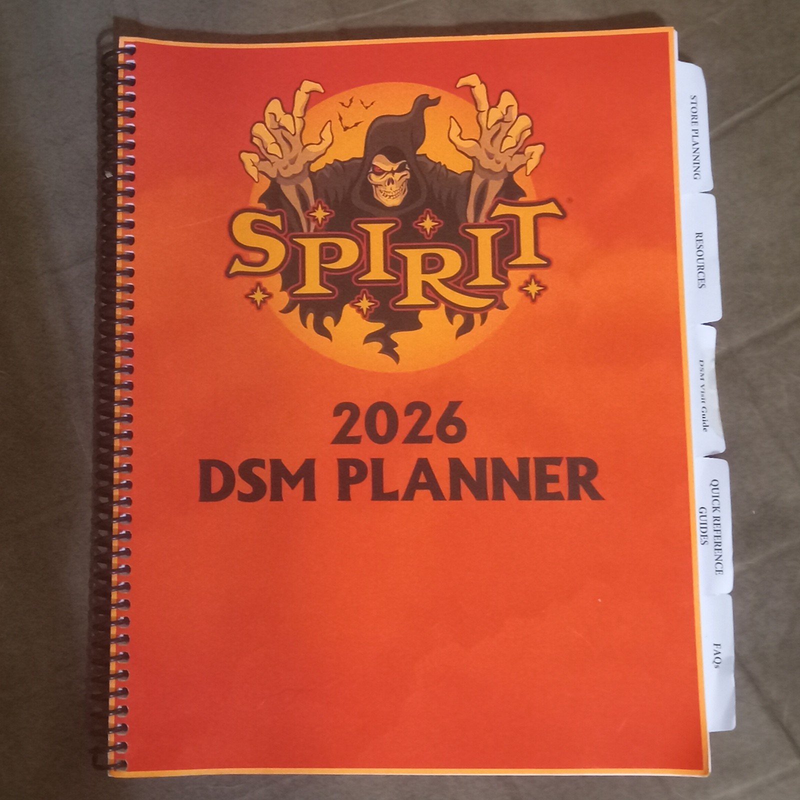 Official Spirit Halloween Store Exclusive 2026 DSM Manual Handbook Planner Book Official Spirit Halloween Store Exclusive 2026 DSM Manual Handbook Planner Book