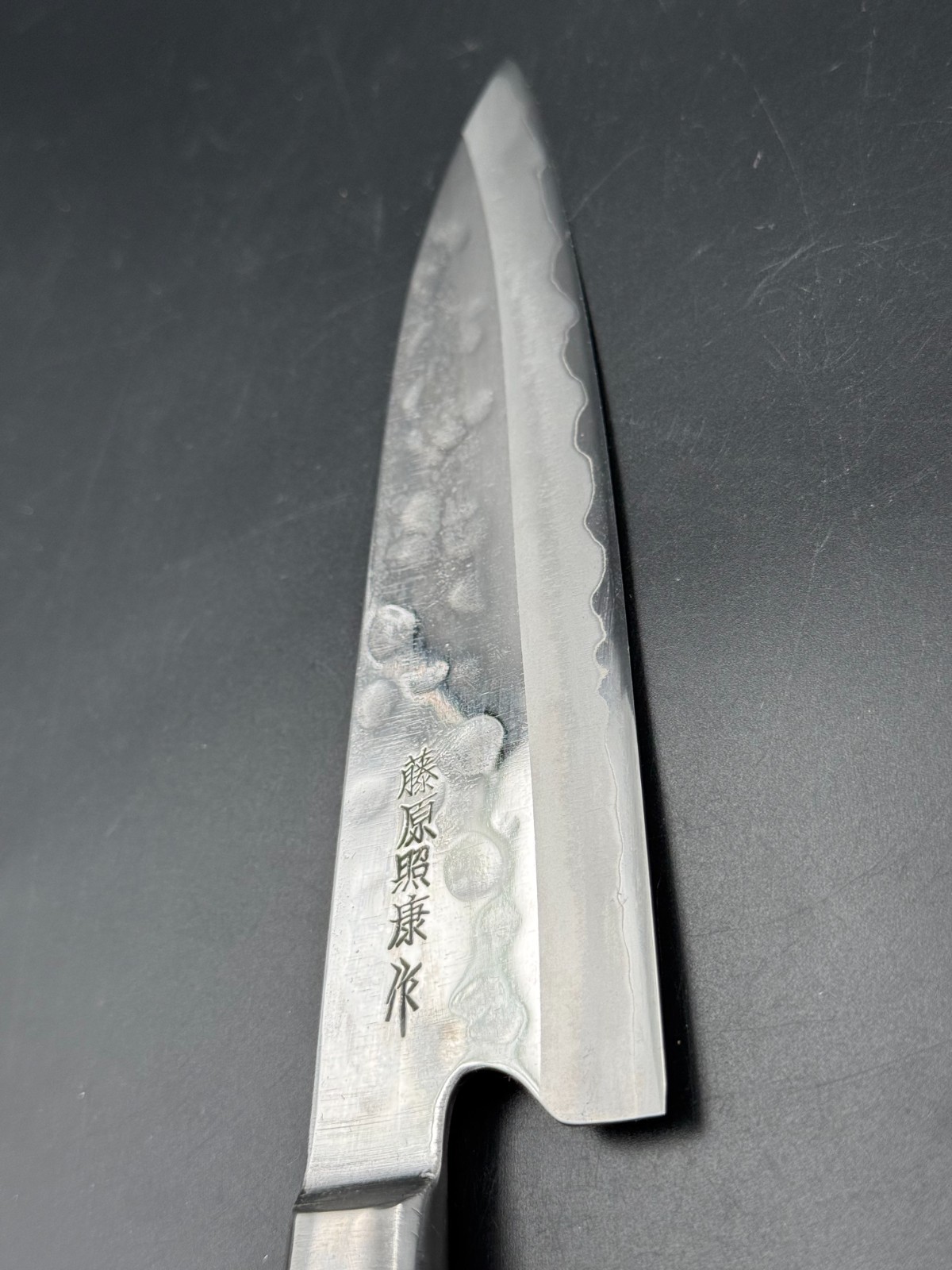 Teruyasu Fujiwara Maboroshi Gyuto 180mm Shirogami White 1 Stainless Clad Japan