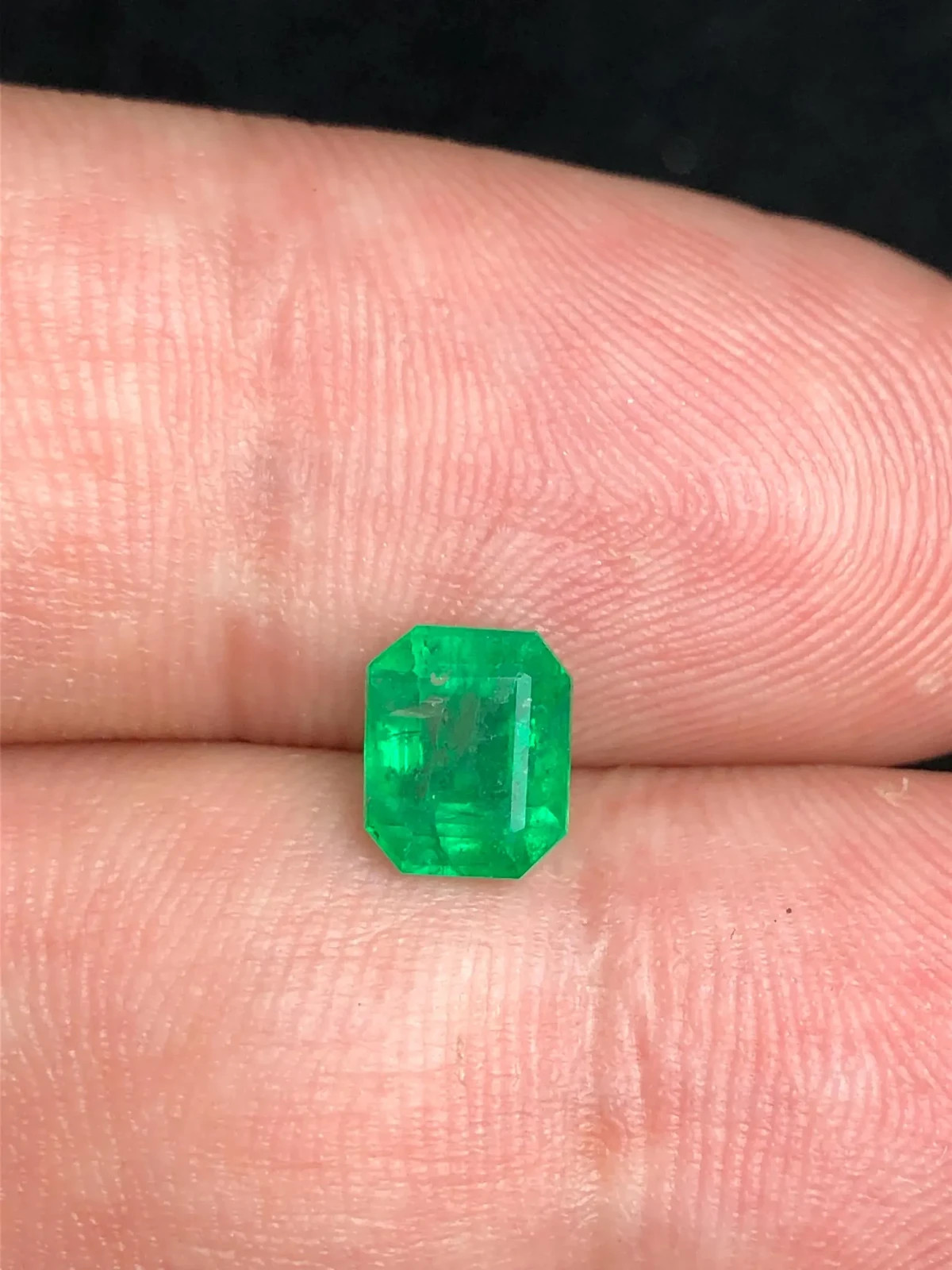 7x6 MM Natural Zambian Emerald 1.30 Ct Octagon Cut Loose Gemstone Jewelry