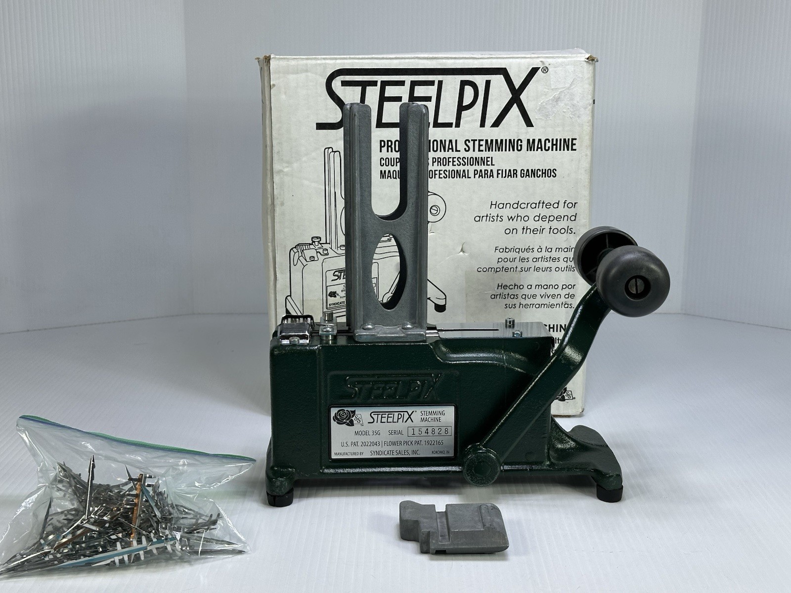 STEELPIX Model 35G Professional Stemming Machine USA Heavy Duty Floral Florist