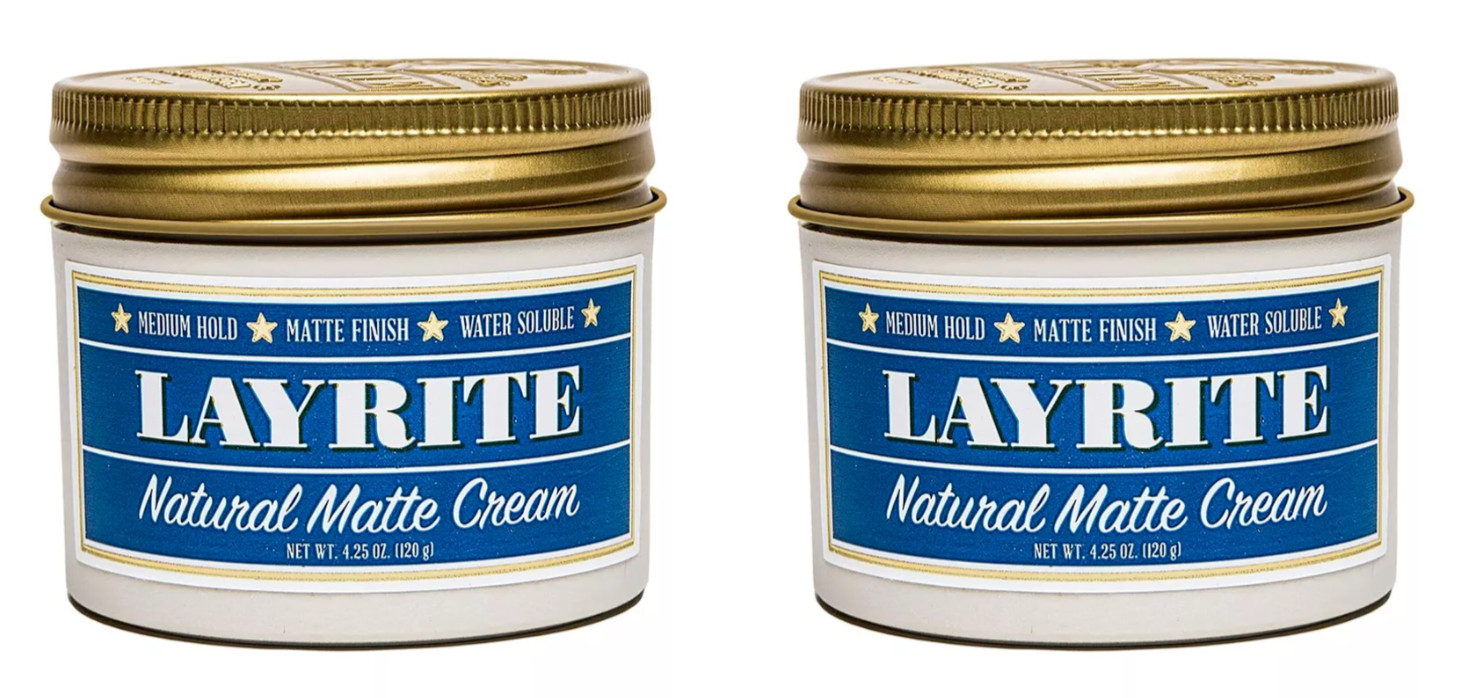 (2) Two Layrite Natural Matte Cream 4.25 Oz each (2) Two Layrite Natural Matte Cream 4.25 Oz each