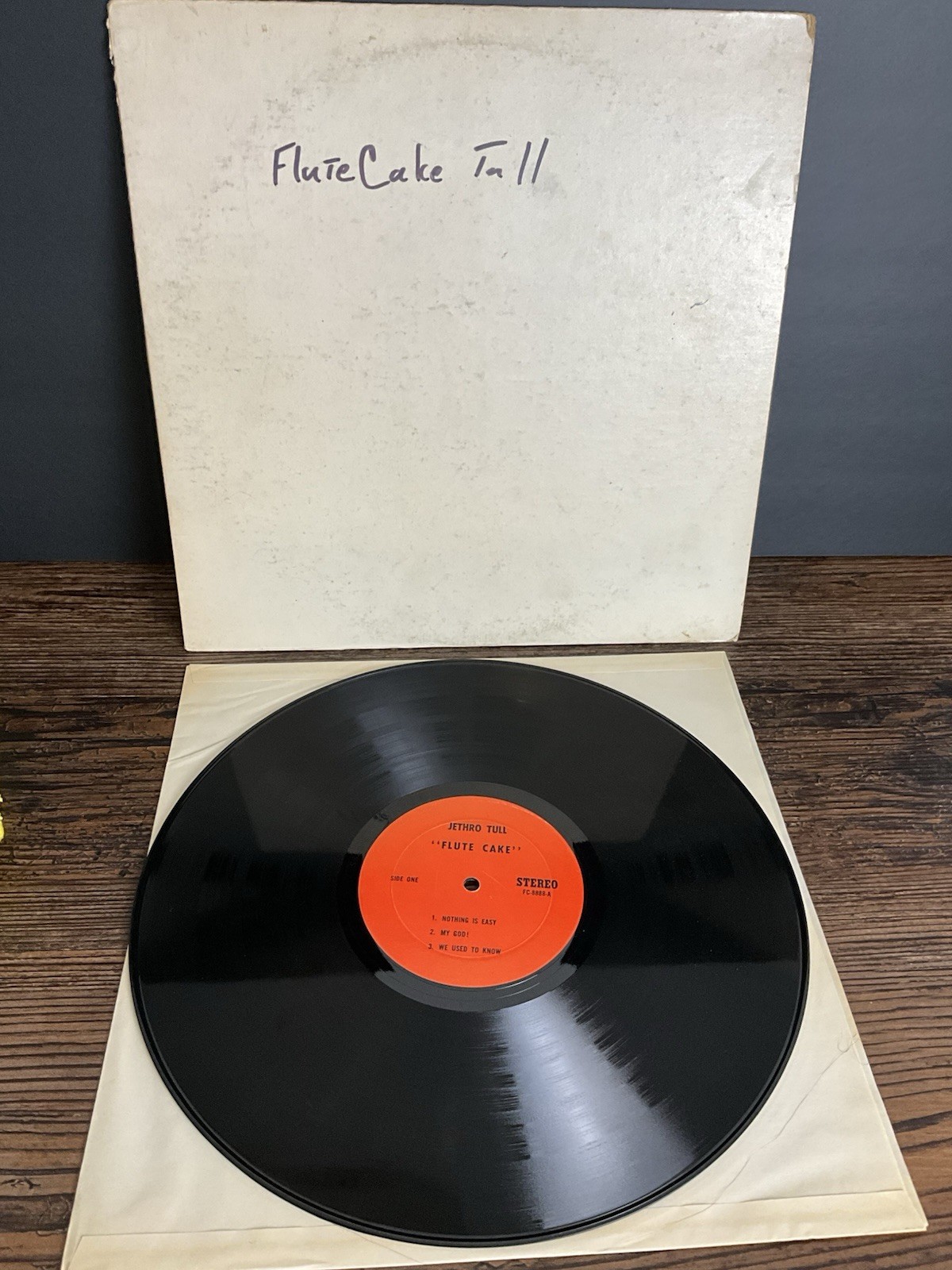 Jethro Tull Flute Cake Vinyl LP 1970 October Anaheim LIVE FC-8888 S-2585 Rare Jethro Tull Flute Cake Vinyl LP 1970 October Anaheim LIVE FC-8888 S-2585 Rare