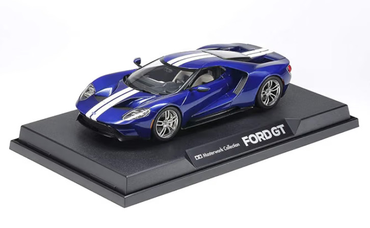 Tamiya 1/24 Ford GT Blue Masterwork Collection Finished Model 21166 Pre-built Tamiya 1/24 Ford GT Blue Masterwork Collection Finished Model 21166 Pre-built