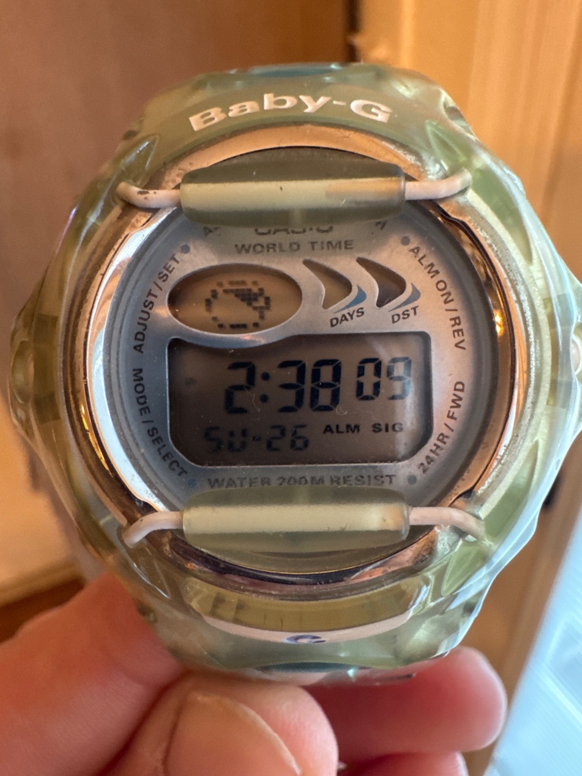 Vintage Casio Baby-G BG-300 Module 1455