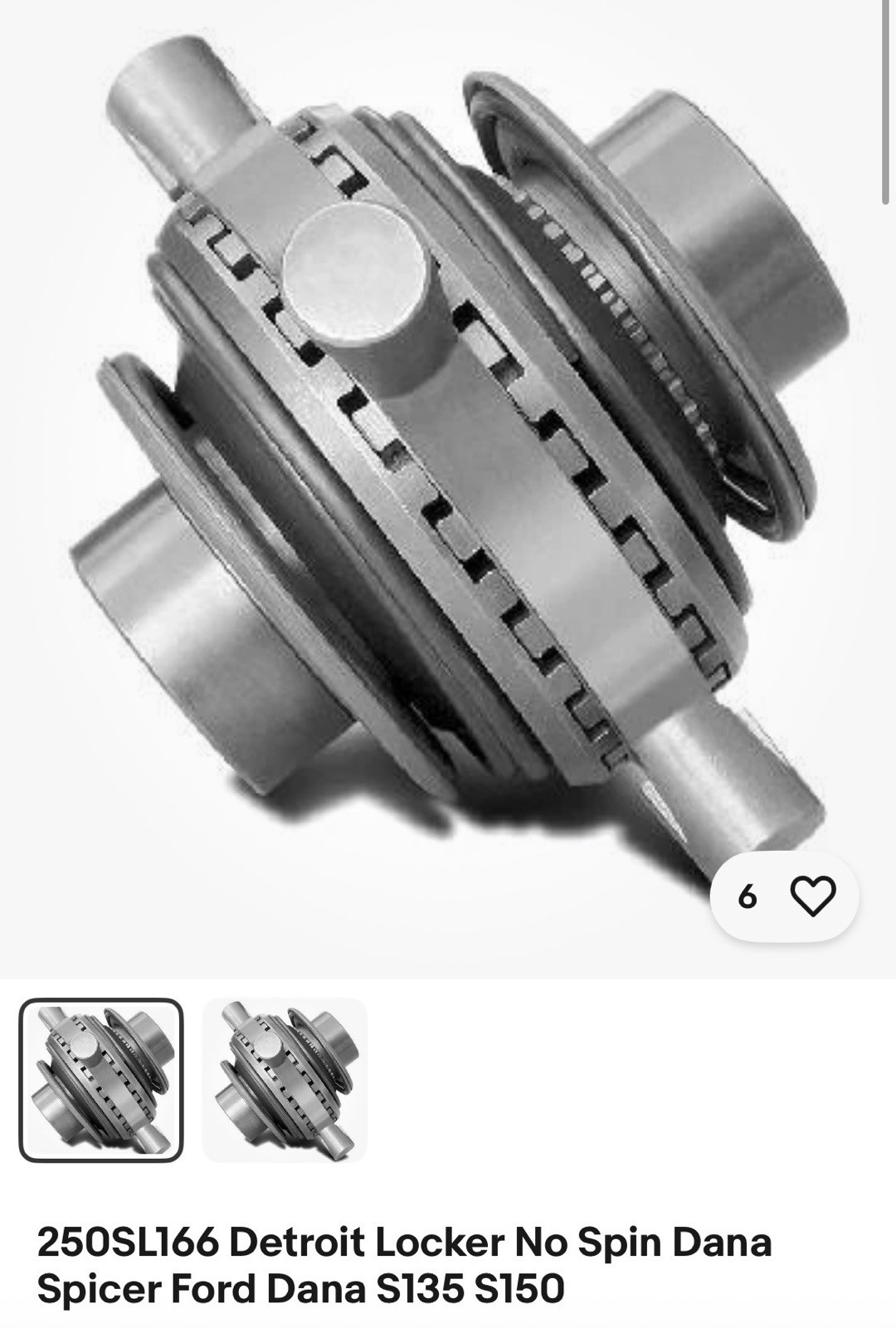 250SL166 Detroit Locker No Spin Dana Spicer Ford Dana S135 S150