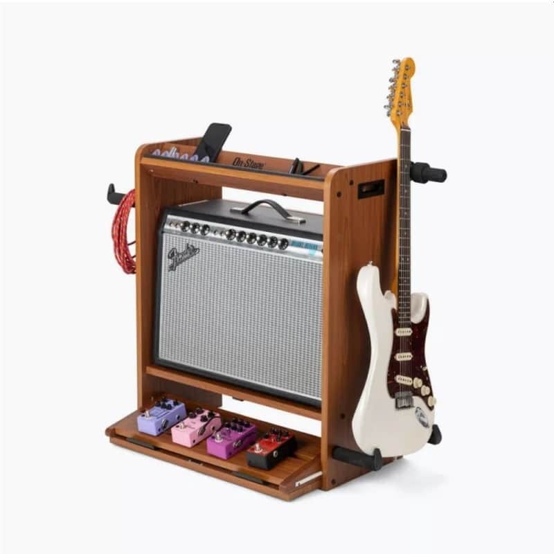 On-Stage Guitar Workstation Rosewood — Clearance