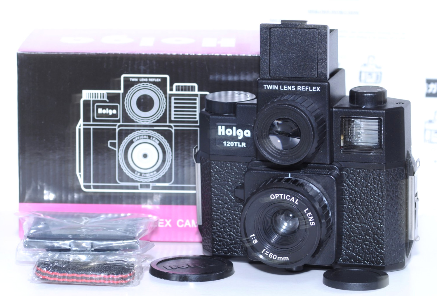 [MINT] HOLGA 120TLR Twin Lens Reflex Camera Near Mint Boxed Complete From Japan