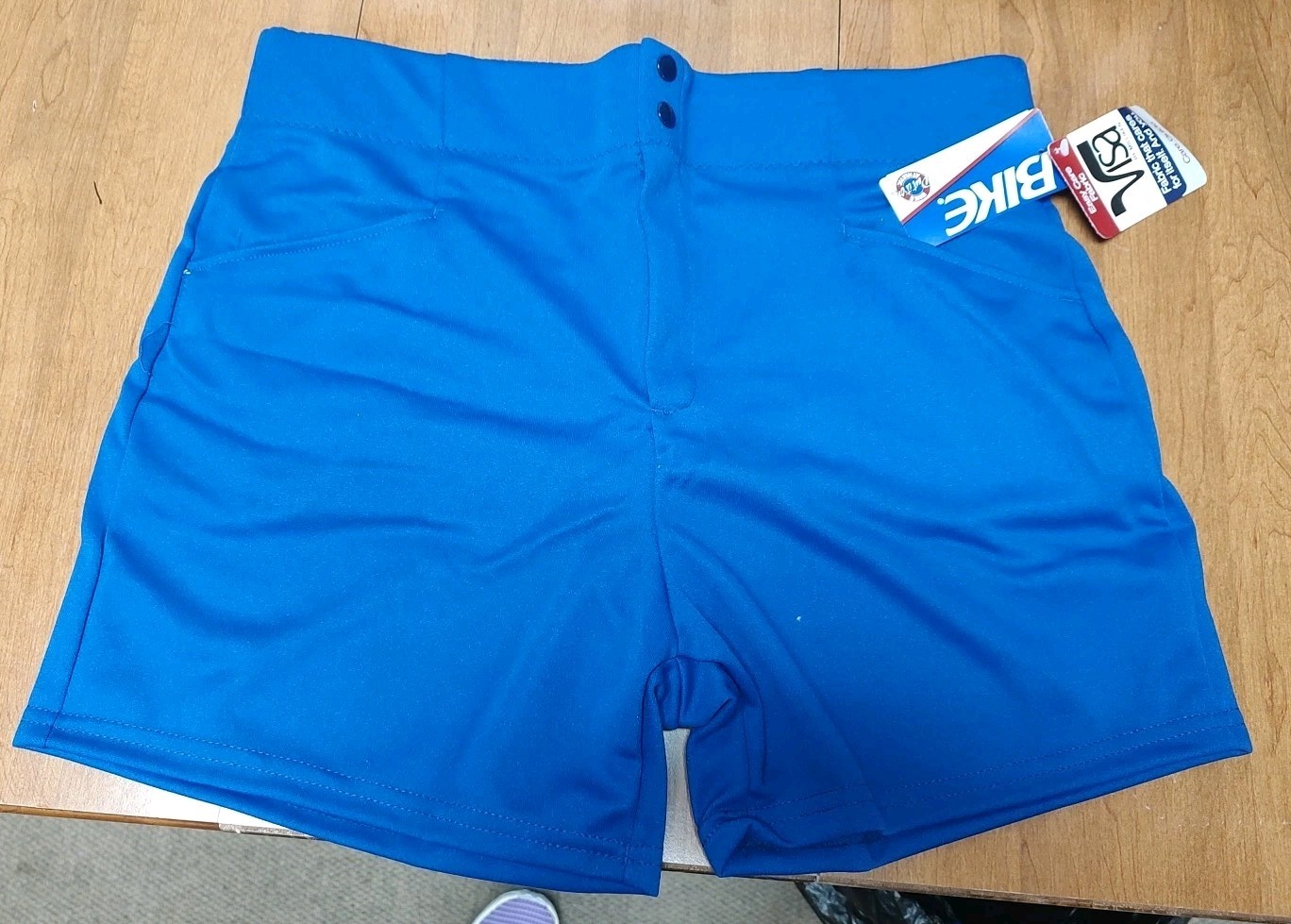 Vintage Royal Blue Coaches Shorts Size XL Bike Athletic