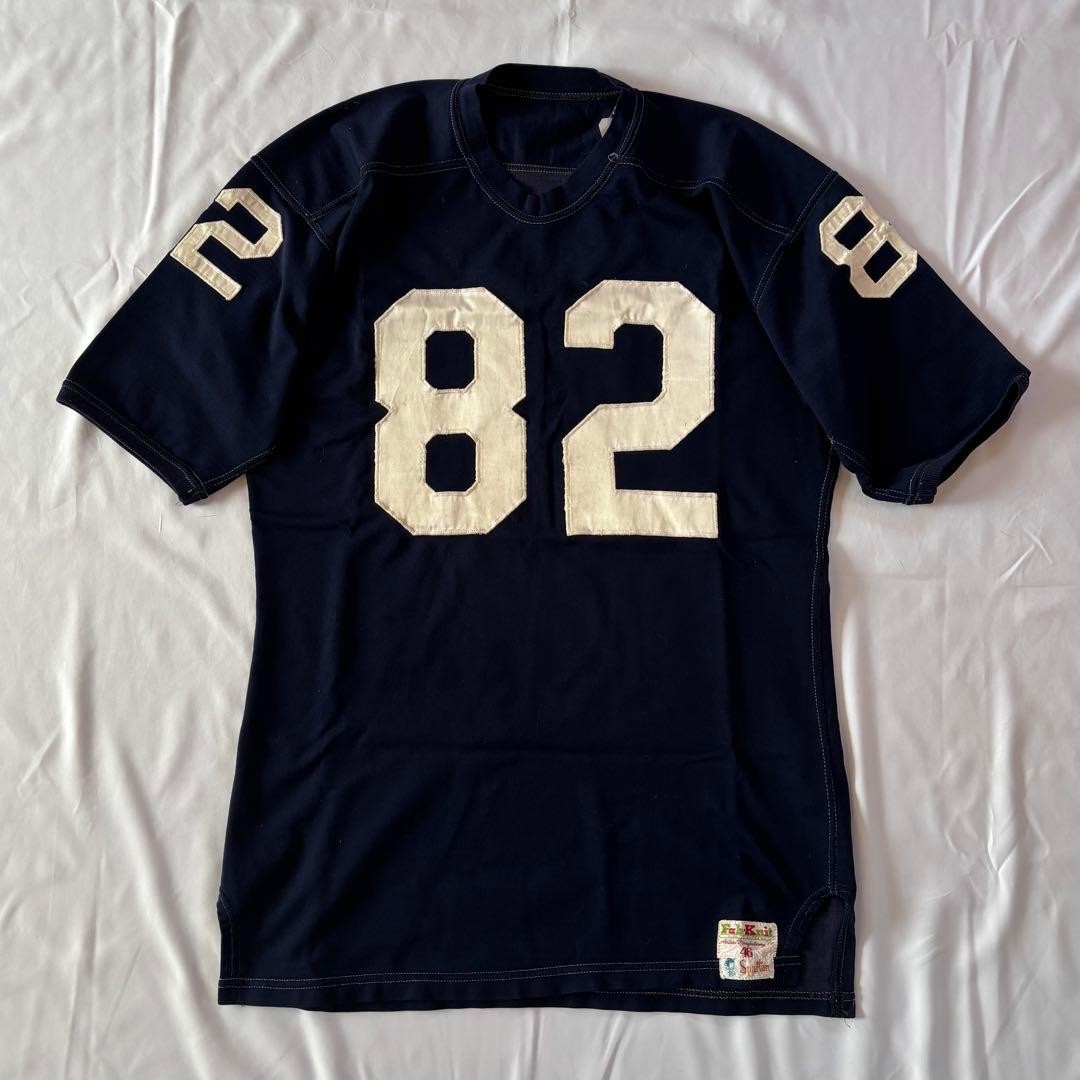 60-70s Fab-Knit Football Jersey Vintage