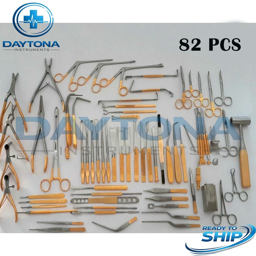 Major Rhinoplasty Instruments Set Of 82 PCS, Nose & Plastic Surgery Instruments