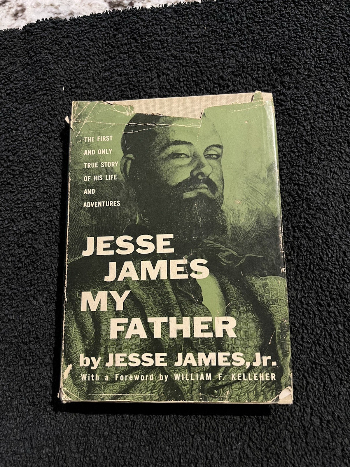 VTG 1957 Jesse James My Father Jesse James Jr Facsimile Edition Dust Jacket