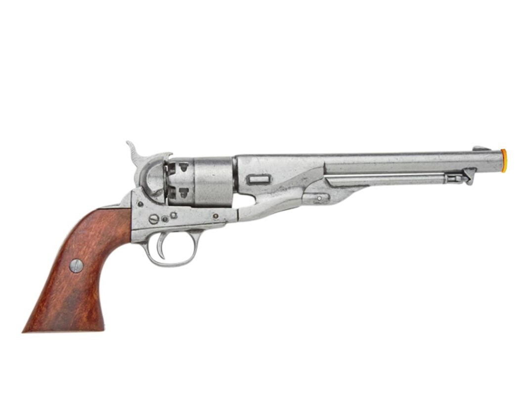 Denix Civil War M1860 Army Old West Non-Firing Revolver Replica Antique Gray