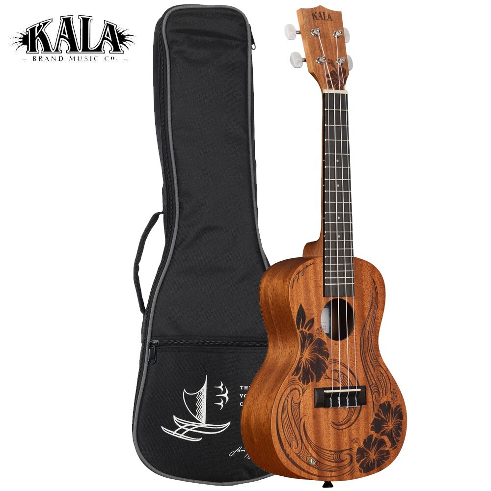 Kala Voyage Collection Unity Mahogany Concert Ukulele With Gig Bag KA-UNITY-C
