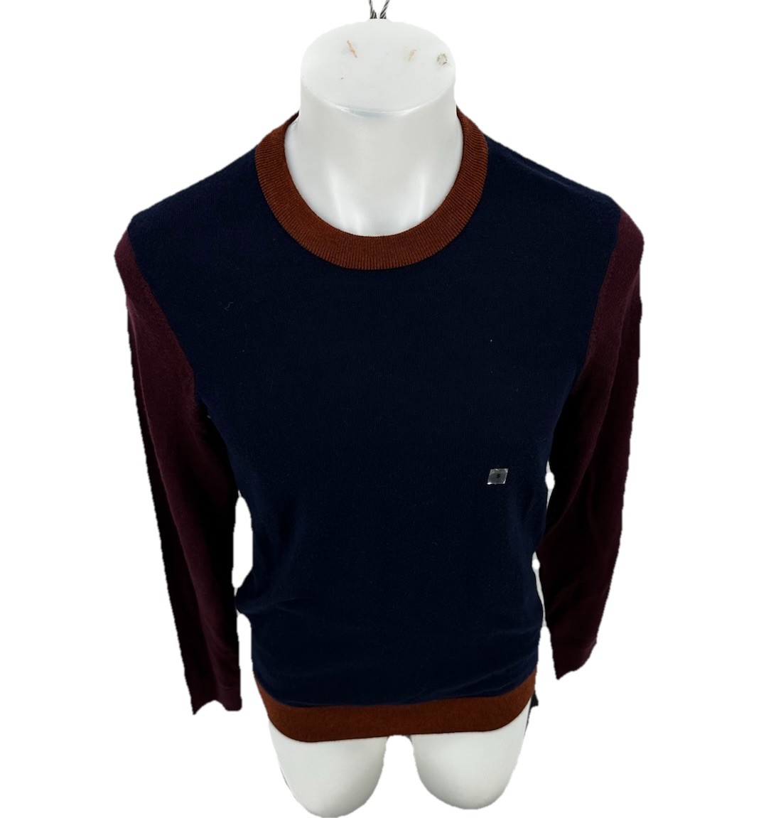NEW Express Small Men Pullover Crewneck Sweater Merino Wool 7-7k