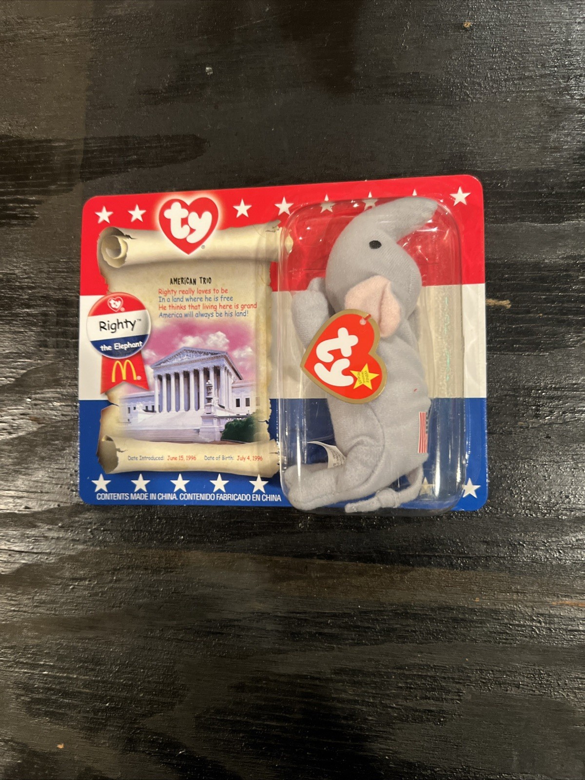 TY McDonald's Beanie Baby TY McDonald's Beanie Baby