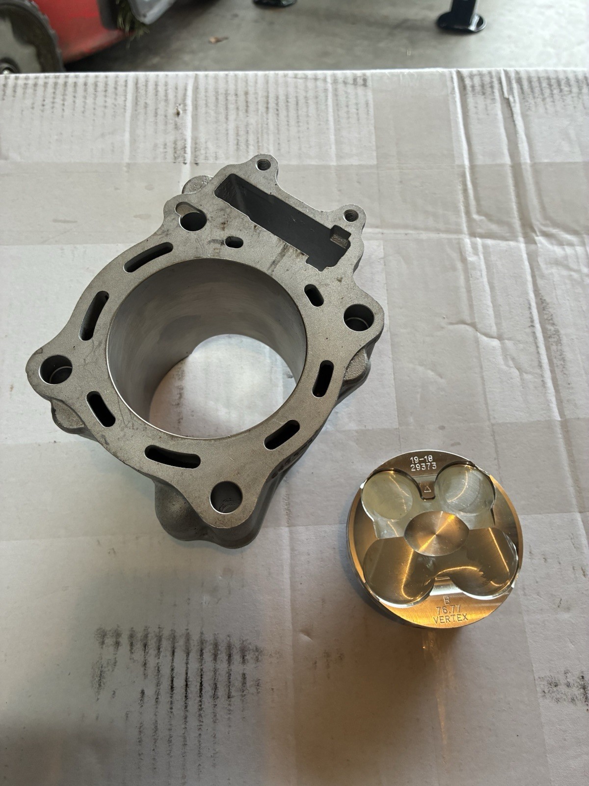 2010-2013 Crf250r Cylinder Works Stock Bore With Vertex Piston 2010-2013 Crf250r Cylinder Works Stock Bore With Vertex Piston