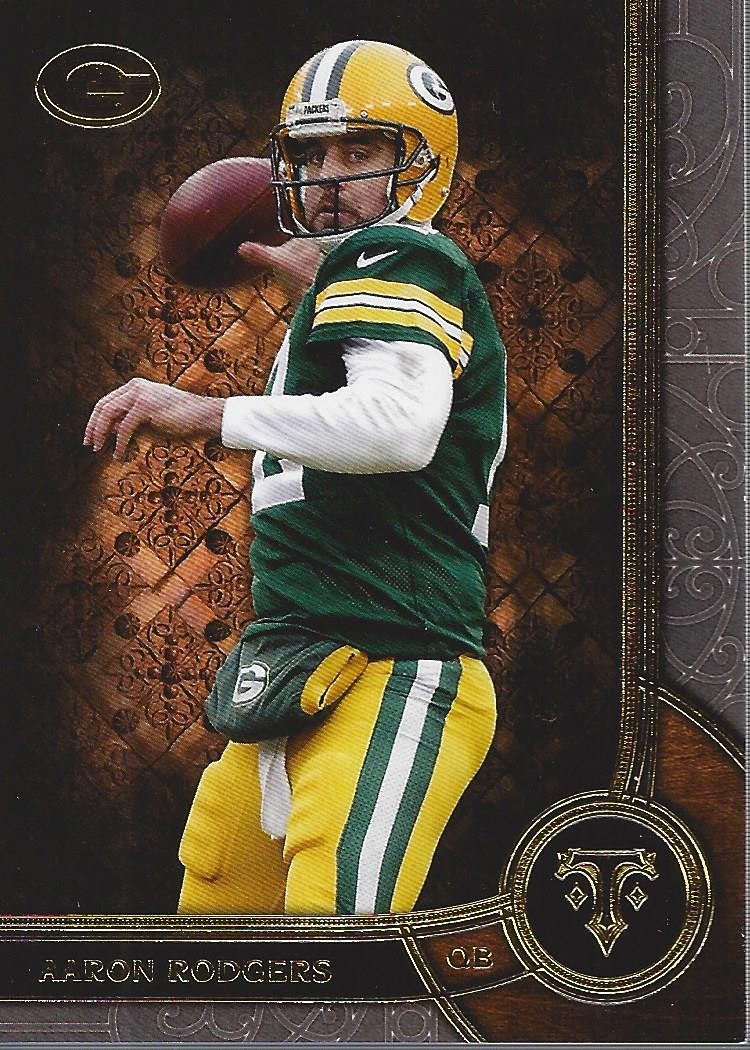 2015 Topps Triple Threads #3 Aaron Rodgers - FB