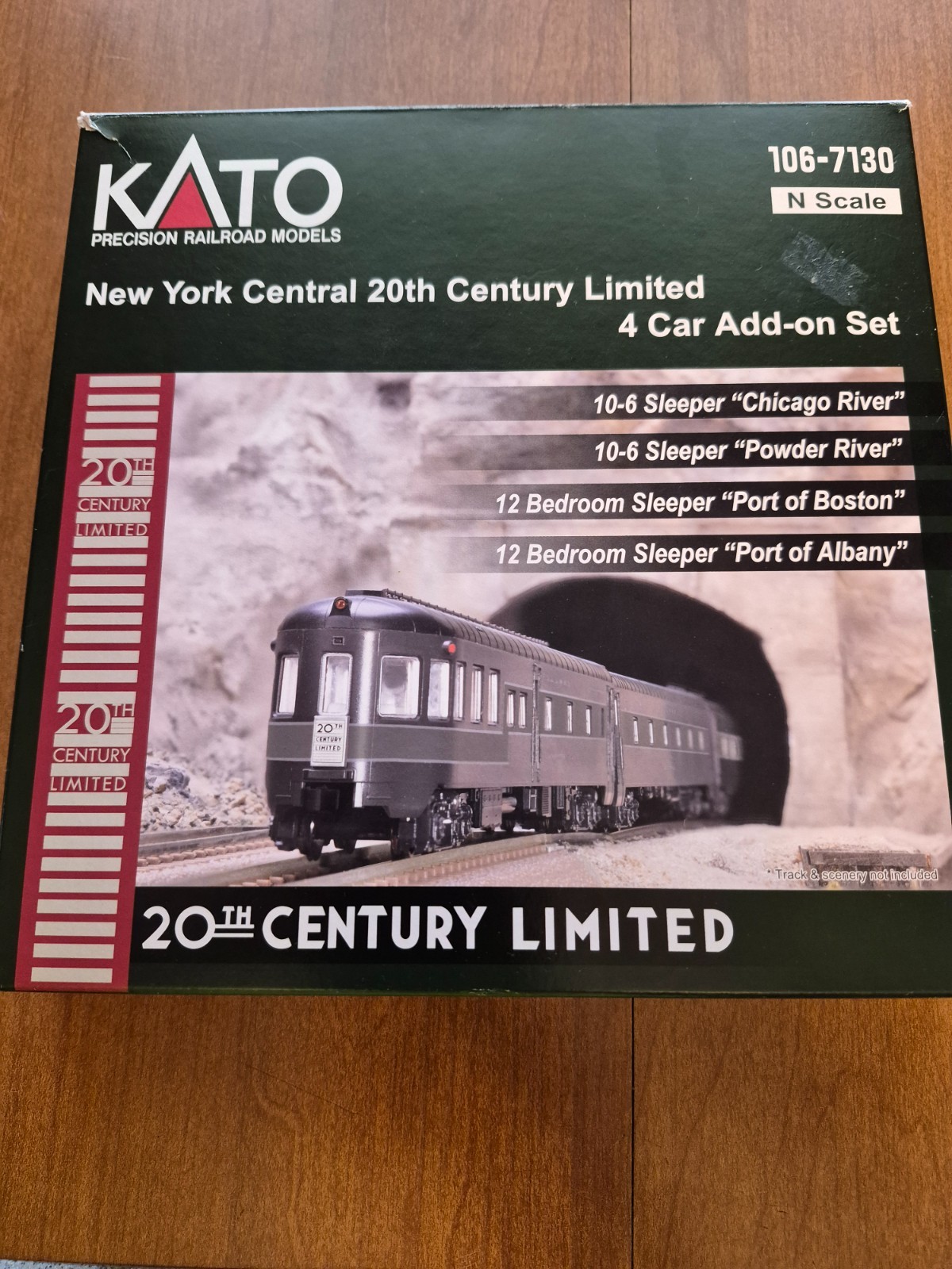 KATO 1067130 N Scale 20th Century Limited Add-On Passenger Car KATO 1067130 N Scale 20th Century Limited Add-On Passenger Car