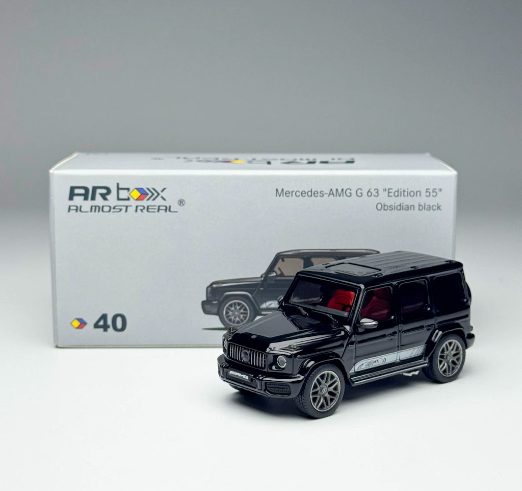AL AR 1:64 2022 Black G63 G Class SUV Sports Model Diecast Collect Car