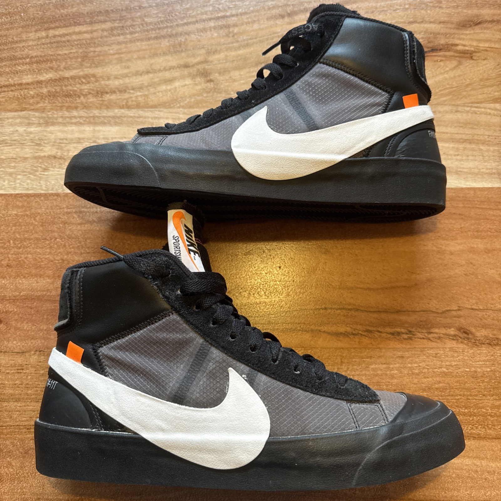 NIKE Off-White x Nike Blazer Mid \'Grim Reapers’ [AA3832-001] Men\'s Size 11 