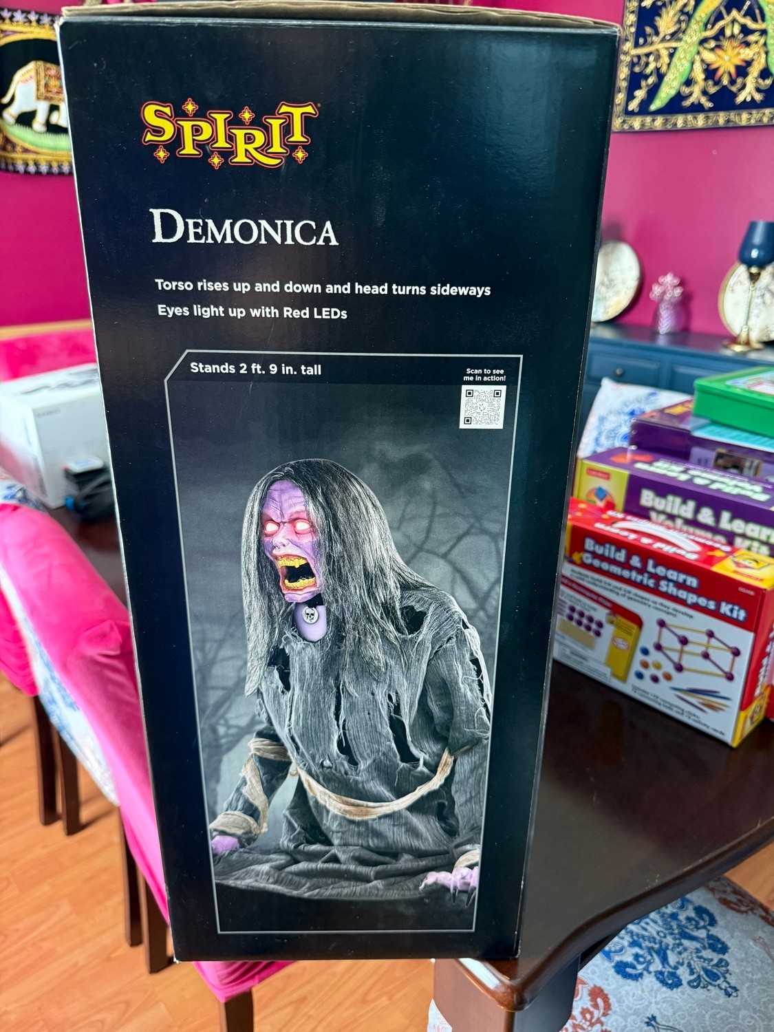 Spirit Halloween Demonica Animatronic Demon Witch Prop New Other Opened For Phot Spirit Halloween Demonica Animatronic Demon Witch Prop New Other Opened For Phot