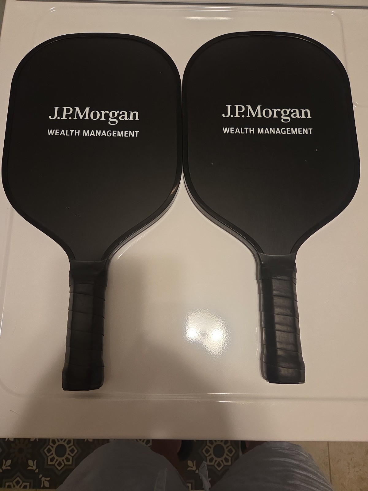 J.P. Morgan Wealth Management Pickleball Paddle Set of 2