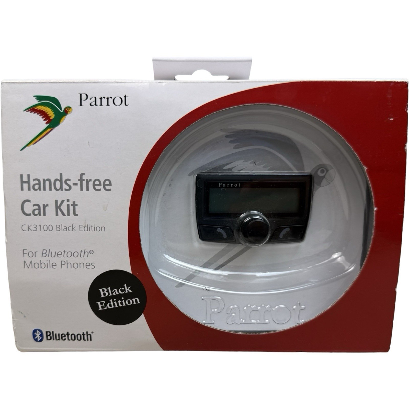 Parrot CK3100 Bluetooth Handsfree Car Kit LCD Display Black Edition - New Unused