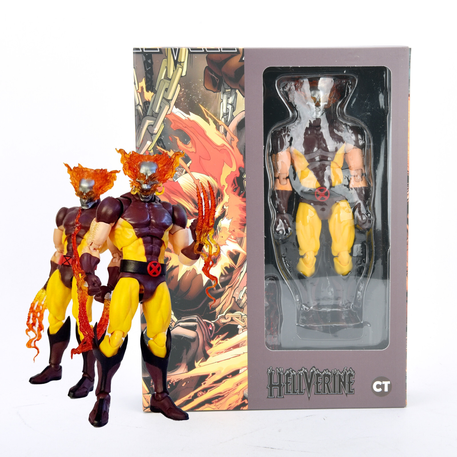 Wolverine Hellverine X-Men Comic Version w/Accessory 6