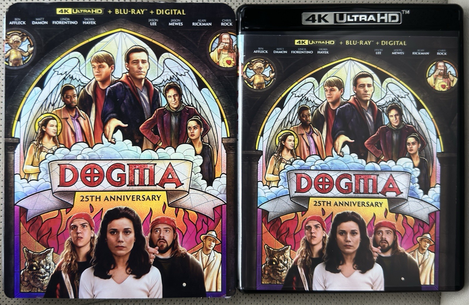 Dogma 4K UHD Disc & Blu-ray Disc & Slip Cover NO DIGITAL CODE Dogma 4K UHD Disc & Blu-ray Disc & Slip Cover NO DIGITAL CODE
