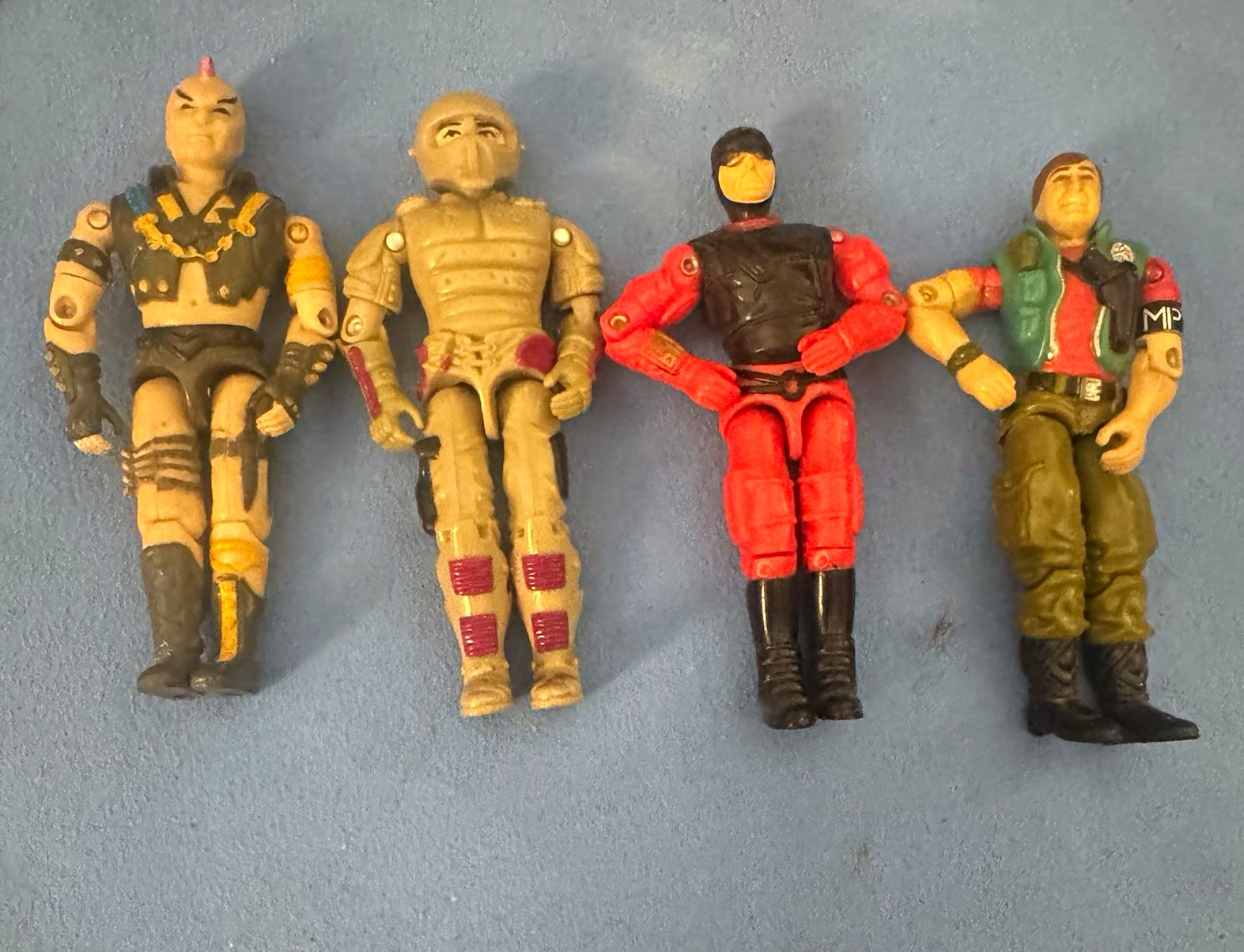 4 Amazing  Vintage 1980’s G.I. Joe Action Figures Cobra - Whispering Willie ++