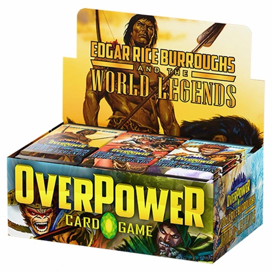 Overpower CCG Edgar Rice Burroughs and The World Legends Booster Box New Sealed Overpower CCG Edgar Rice Burroughs and The World Legends Booster Box New Sealed