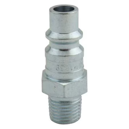 Milton 1839 H-Style Quick Connect Plug, 1/4 In Mnpt, Steel, Pack Of 10 Milton 1839 H-Style Quick Connect Plug, 1/4 In Mnpt, Steel, Pack Of 10