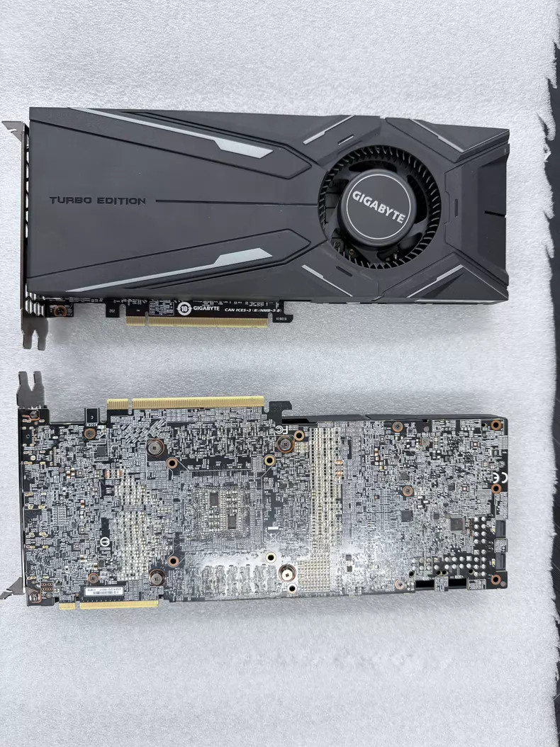 1 Pcs NVIDIA GeForce RTX 2080 Ti 22GB GDDR6 Turbo Modified for AI Mapping GPU