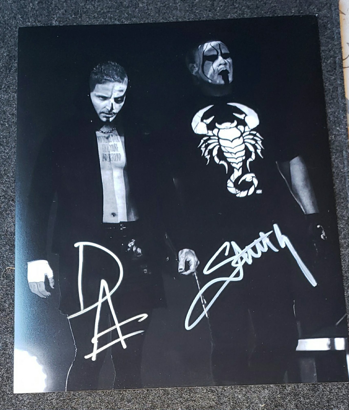 DARBY ALLIN & STING signed 8x10 AEW - wwe, wcw DARBY ALLIN & STING signed 8x10 AEW - wwe, wcw