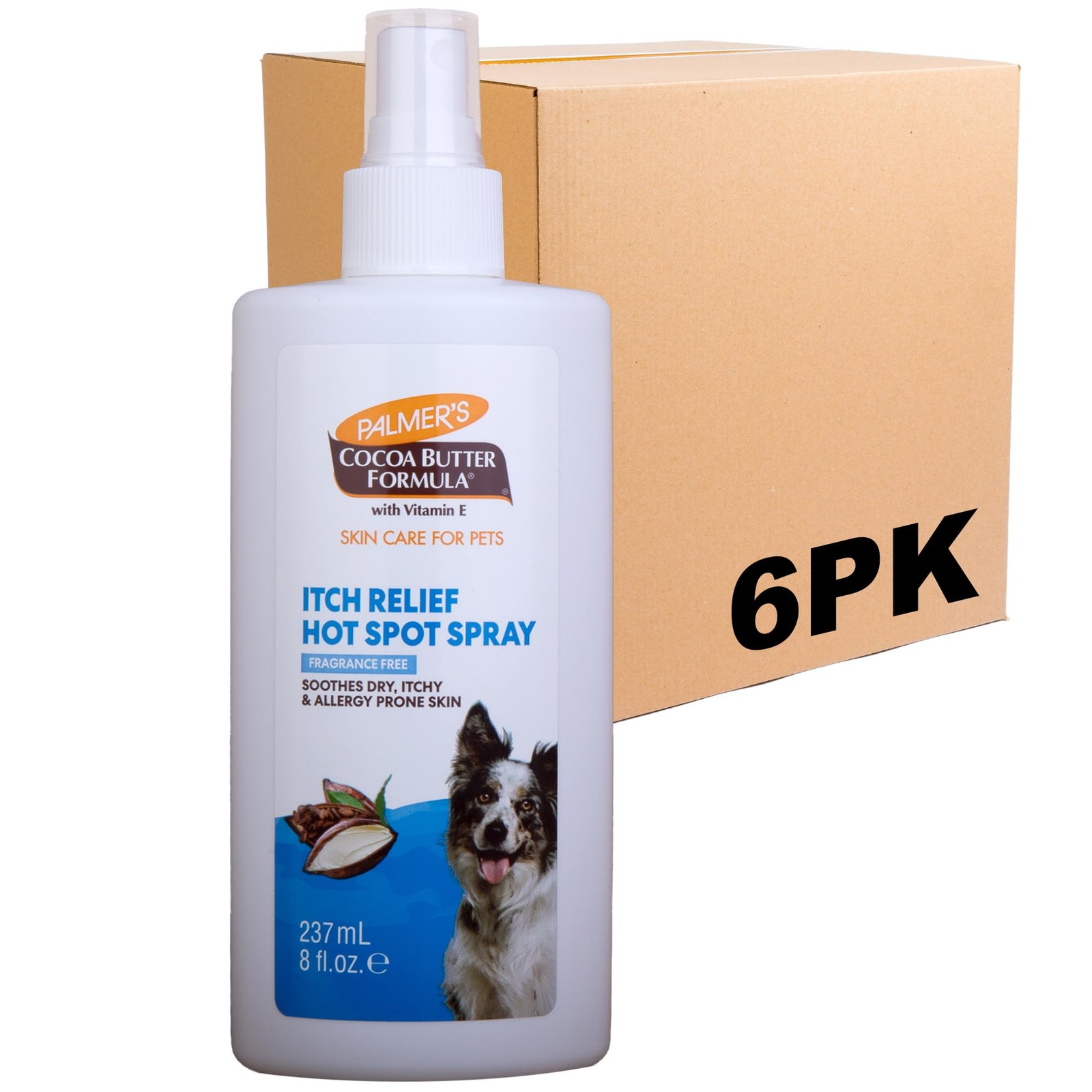 Palmer's for Pets Hot Spot Itch Relief Dog Spray 8 Fl Oz 6-Pack