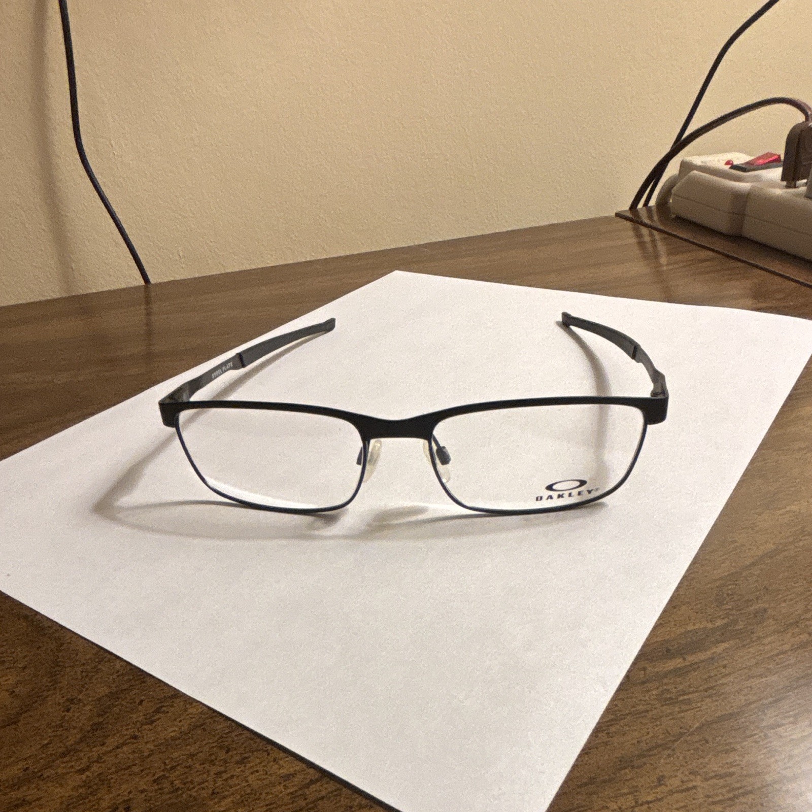 Oakley OX3134 Black Metal Rectangular Full Rim Eyeglass Frames 52-18-137 Oakley OX3134 Black Metal Rectangular Full Rim Eyeglass Frames 52-18-137
